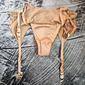 吊袜带套装 452 复古限量款 肤色白色内裤 停产珍藏 Fogal芙歌