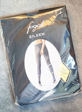 停产珍藏 瑞士Fogal时尚款100D灰色羊毛保暖女连裤袜 EILEEN 5051