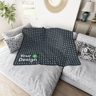 定制被子毛毯自定义品牌logo图案照片diy周边定做Custom Blankets