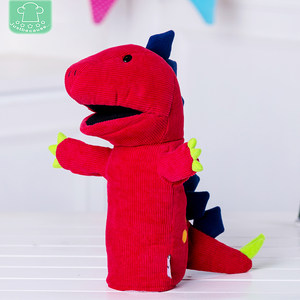 鹦鹉手偶玩具 嘴巴能动会发声 小鸟手偶 