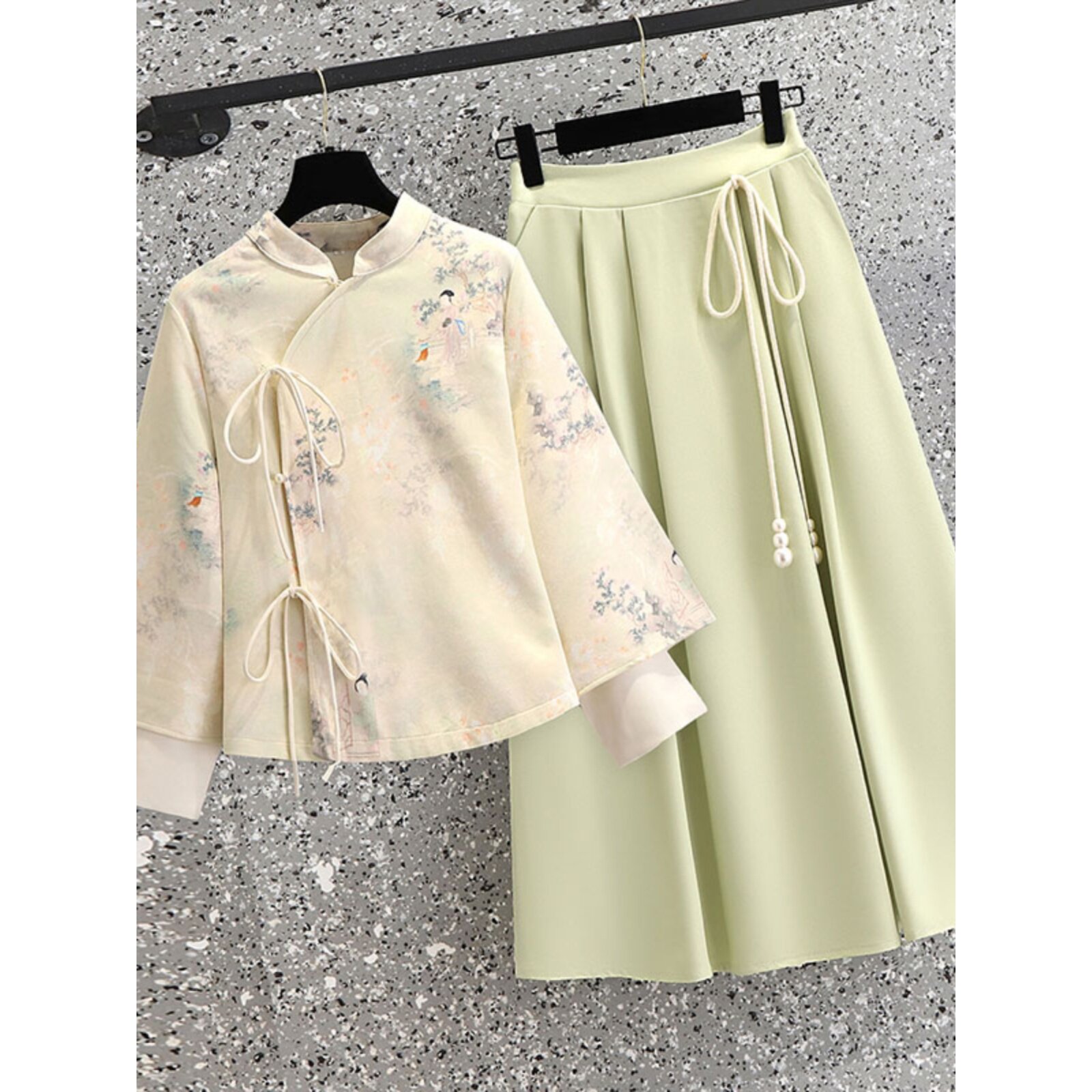 敏约麂皮绒汉服2023冬季唐装