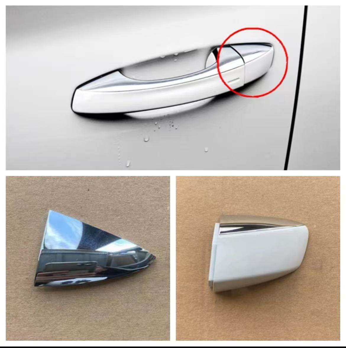 适用途昂柯洛克科柯迪亚克全新速派明锐柯米克车门外拉手盖带亮条