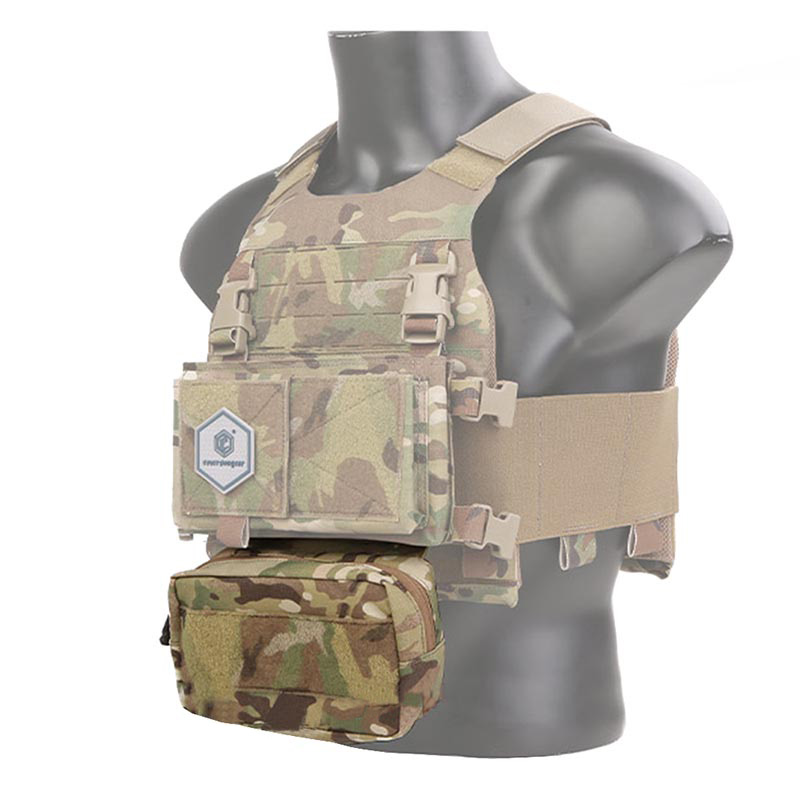 爱默生 战术通用腹包FCSK风格真人CS背心工具杂物附件包MC迷彩包