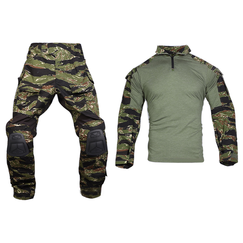 爱默生G3TS绿虎斑迷彩战术套服