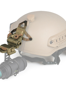 WILCOX L4 G30 夜视仪支架PVS-7 PVS-15墨鱼干翻斗车头盔支架金属