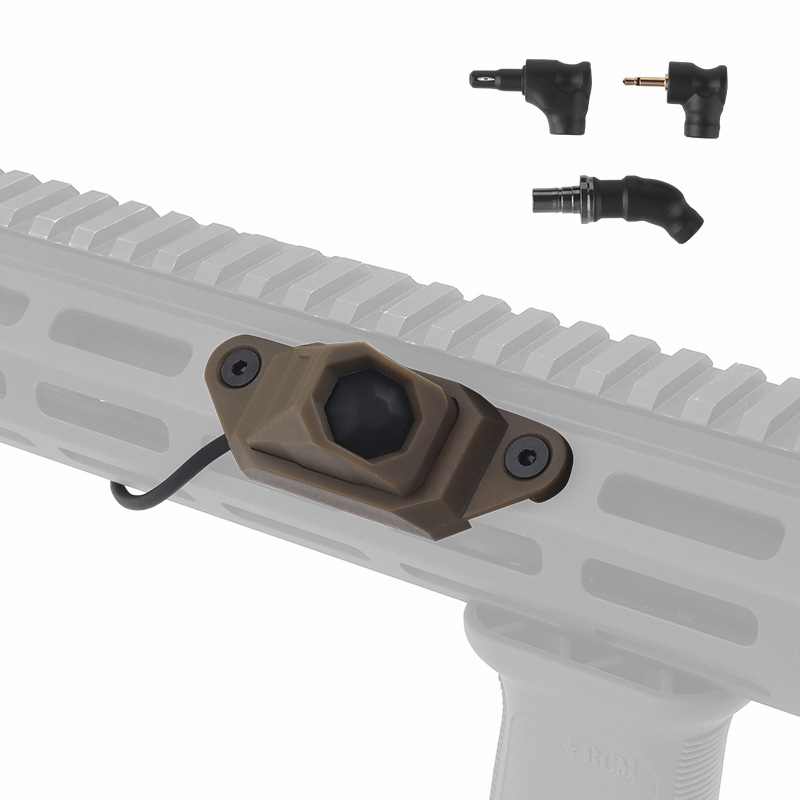 镭射手电2.5MMPEQ电池盒开关