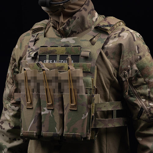 WST三联5.56MM弹力背心前面板