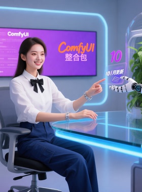 Comfyui整合包10月更新满血版，400+插件，支持50系及以下显卡