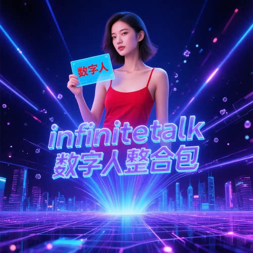 全新发布comfyui整合包infinitetalk数字人图片视频comfyui工作流