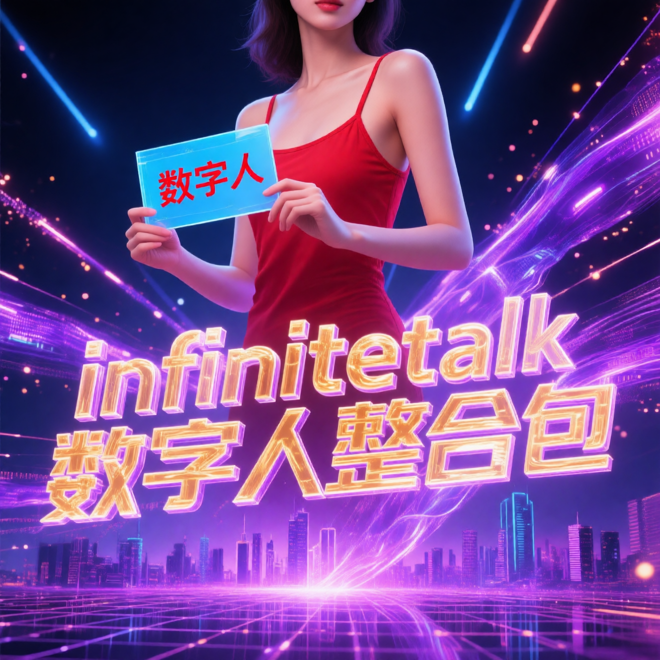 【全新发布infinitetalk数字人整合包】无线时长!图片+视频驱动