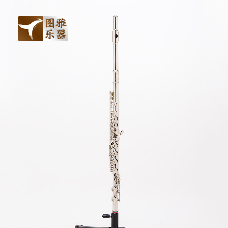 西洋吹奏乐器军乐队C调16闭孔白铜镀镍材质长笛初学演奏FL218梵巢