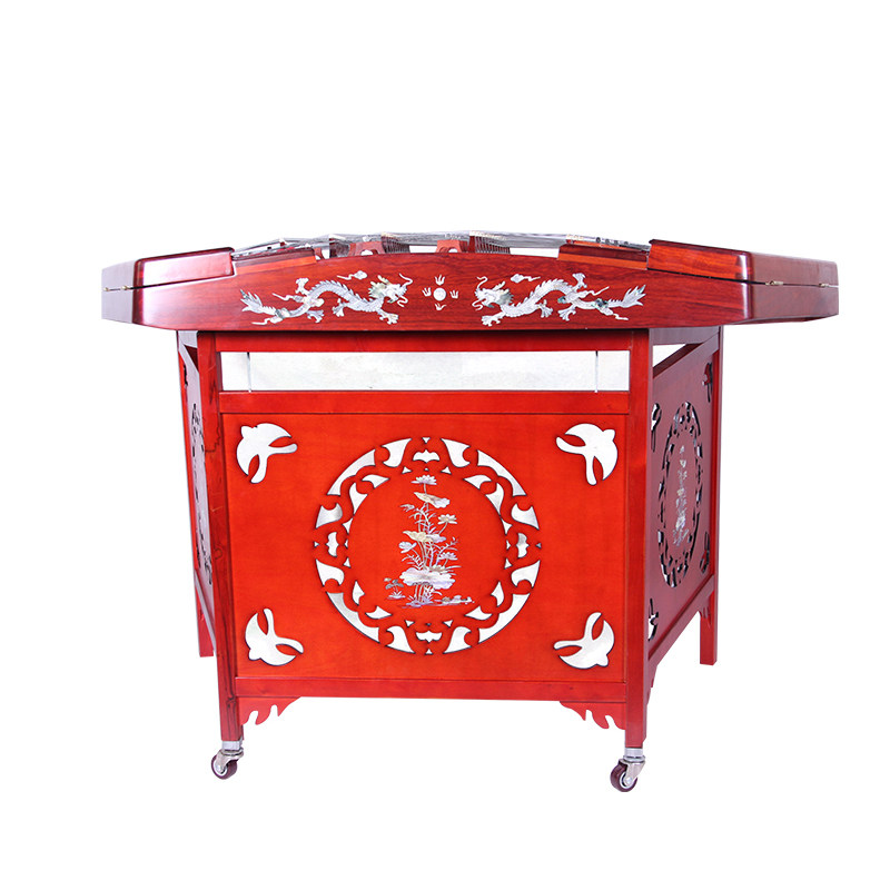 梵巢民族弹拨乐器演奏用琴花梨木402贝雕龙扬琴厂家促销赠盒YQ-04