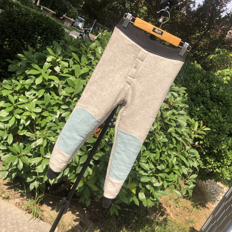 儿童蚕丝保暖裤外穿棉裤男童加厚三层打底裤冬季大童加绒裤子6037