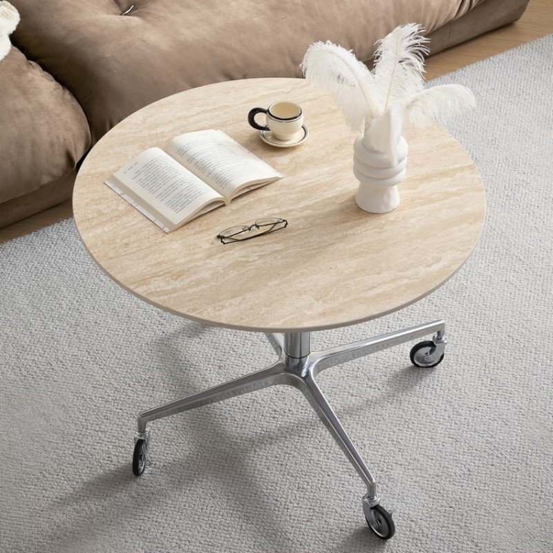 中古风升降边几小户型家用升降茶几可移动咖啡桌不锈钢边几包豪斯,住宅家具,移动边几/推车,淘宝优惠券,粉丝福利购,淘宝优惠卷