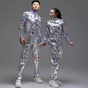 出租科技感现代舞冲上云霄未来机器人太空街舞爵士舞演出服装租赁