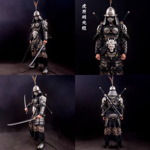 租虎符明光铠扎甲古装将领盔甲