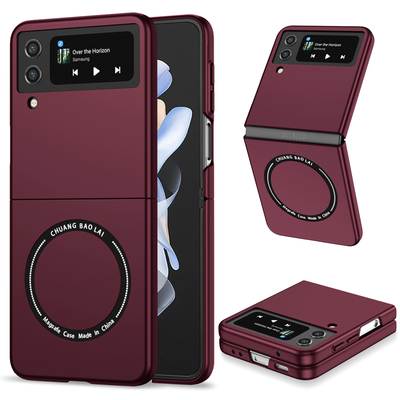 原装正品适用三星zflip4折叠屏手机壳Z Flip3保护套5G全包SMF防摔SM一F7210硬F7110磁吸filp6外壳galaxy男zfi