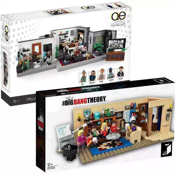 10291 Pink Rescue Squad Magic Five Friends 21302 the Big Bang Theory Assembling Chinese Puzzle Building Blocks
