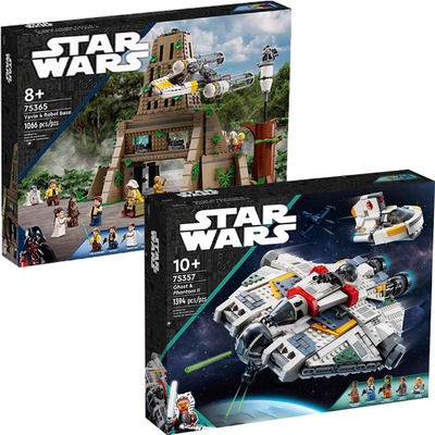 星球大战75365雅文4号义军基地75357幽灵号和鬼怪2号拼装中国积木