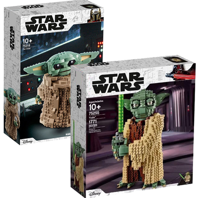 星球大战75255绝地武士尤达大师曼达洛人尤达宝宝中国积木礼盒男