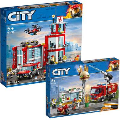 城市消防局60215总部总局积木