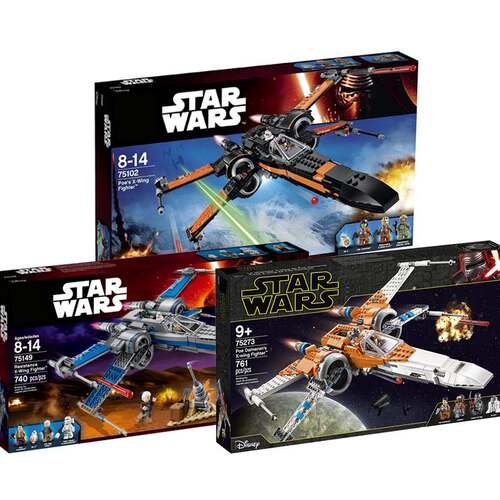 星球大战75273拼装X翼战机积木