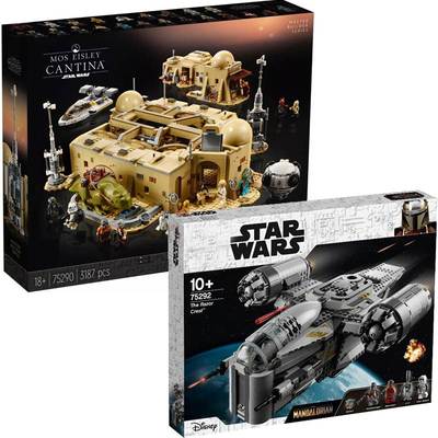 星球大战75292剃刀冠号75290积木