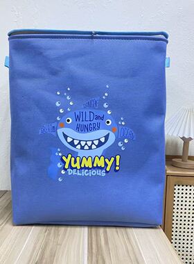 【50X40X60高】120L大蓝鲨拉链盖款瑕疵孤品120L被子防潮收纳袋