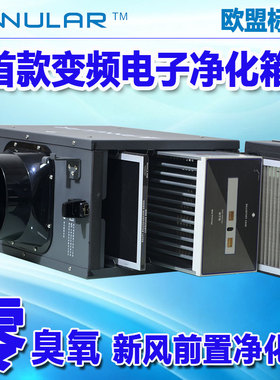 环形科技新风系统前置净化箱过滤箱除雾霾PM2.5可变频电子净化箱