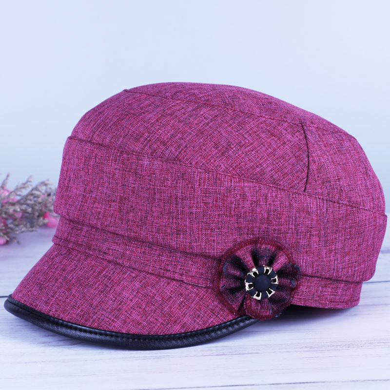 中老年可调节薄款休闲帽