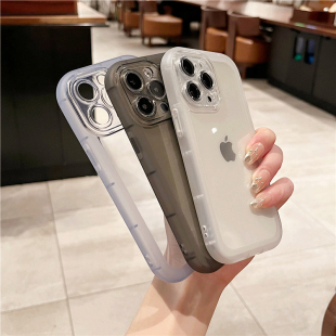 适用于苹果13手机壳iphone11透明12新款 max高级x防摔xs男女xr保护套13pro全包x软硅胶7 8plus简约情侣 14pro