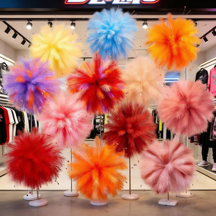 2026新年装饰场景布置挂件马年元旦公司商场橱窗烟花美陈氛围道具