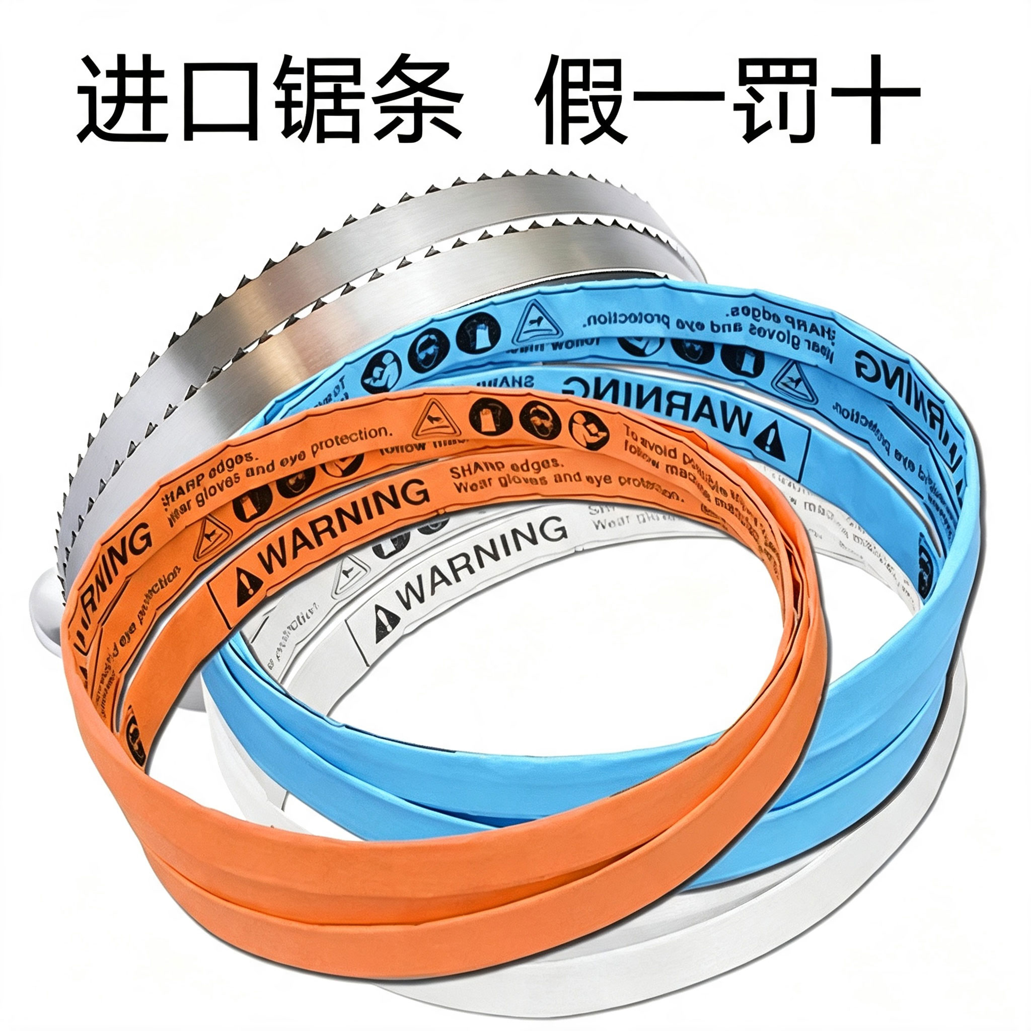 进口据骨机锯条1650割冻肉细齿图片