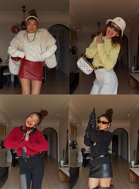 （小溪家） 粗针扭花厚实套头经典慵懒休闲宽松保暖松弛上衣