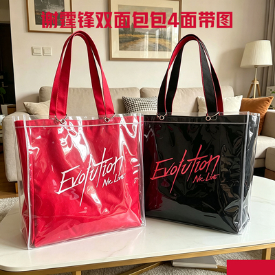 谢霆锋进化演唱会同款Evolution周边帆布包粉丝应援物单肩帆布袋