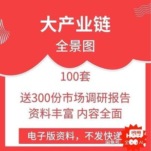 图解100个产业链100大行业全景图谱产业链上下游供应商