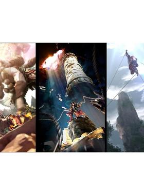 57个西游记孙悟空大闹天宫杨二郎神变身视频素材PRAE剪映绿幕蓝幕