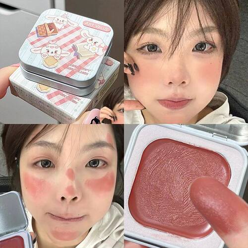Art Value Single Color Matte Blusher Palette Blush Cream Con
