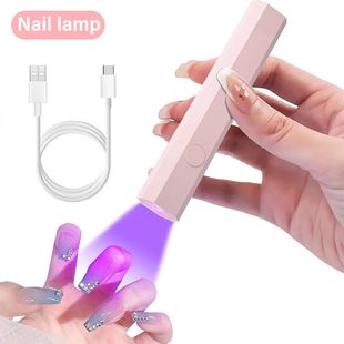 Convenient Handheld Mini UV Light Cure Nails Lamp for Gel Na
