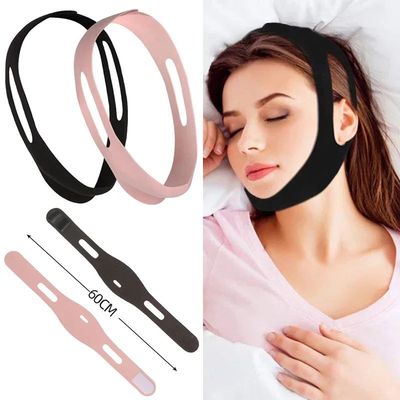 1pc Anti Snore Stop Snoring Chin Strap Belt Anti Apnea Jaw S