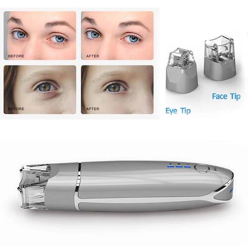 Portable 2 in 1 Eye Face Vibration Massager Electric Dark Ci