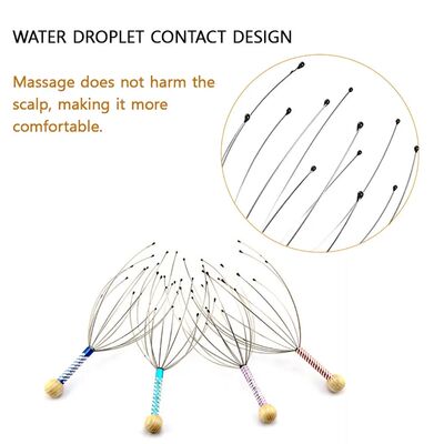 Random Octopus Head Massager Scratching Scalp Relaxation Rel