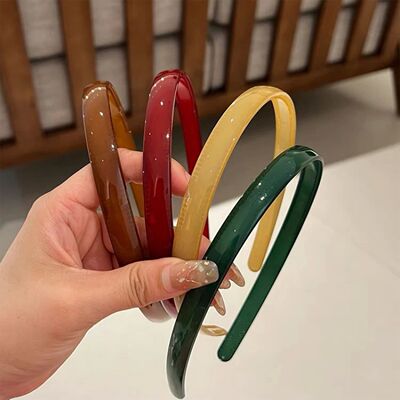 Plastic Translucent Hair Head Hoop Band Headband Women Hairb