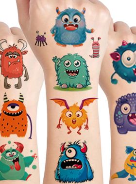 Monster Temporary Tattoos for Kids - More Than 120 Tattoos -