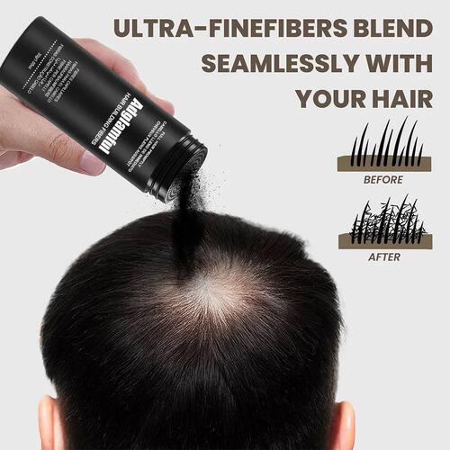 Adglamful Hair Fiber Powder 30g- Instant Thickening, Dense H