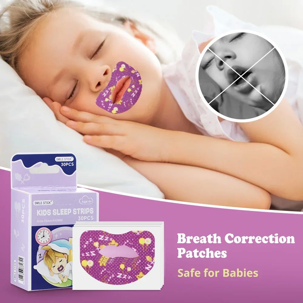 30PCS Mouth Correction Stickers Anti-snoring Breathing Ortho