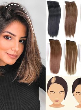 Synthetic Invisable Straight Hair Pads Clip In One Piece 2Cl