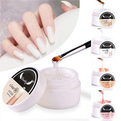 15ml Nail Gel for Nail Extension Nude Pink Clear White Nail