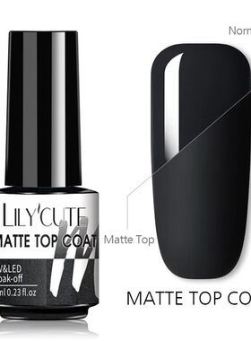 7ML Matte Top Coat Varnish For Nail Art Matte Color Gel Matt
