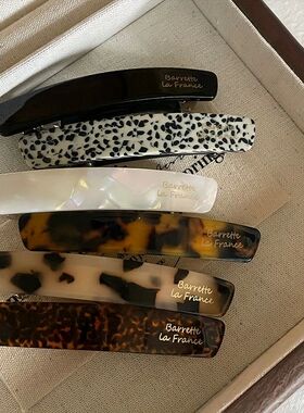 Acetate Hair Clip Elegant Hairgrip Colorful Geometric Barret